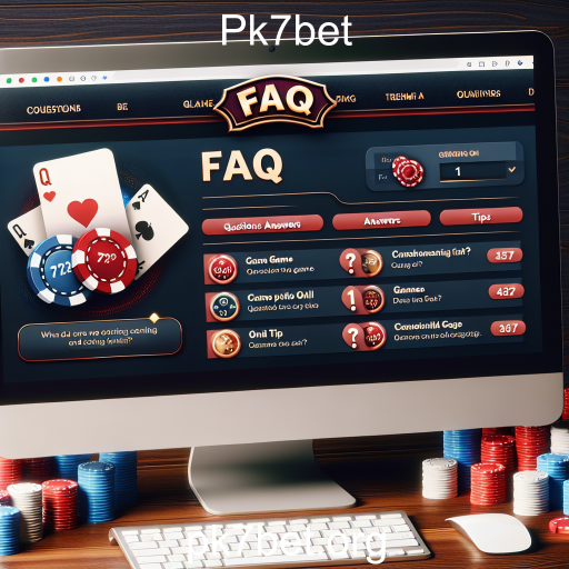 Explorando a Categoria FAQ do Pk7bet